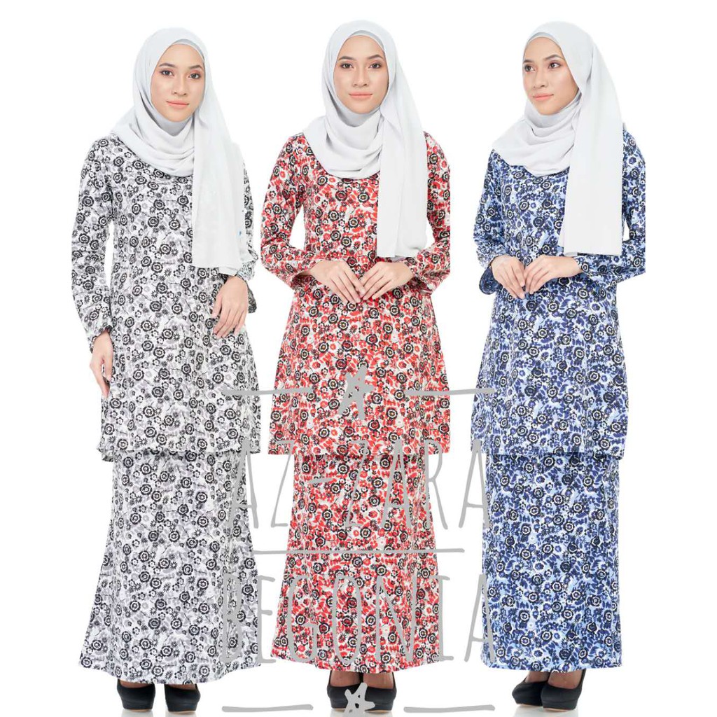  BAJU  KURUNG  MODERN ENGLISH COTTON  Begonia HARGA  BORONG 