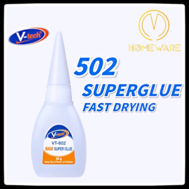 502 SUPER GLUE V-TECH | Shopee Malaysia