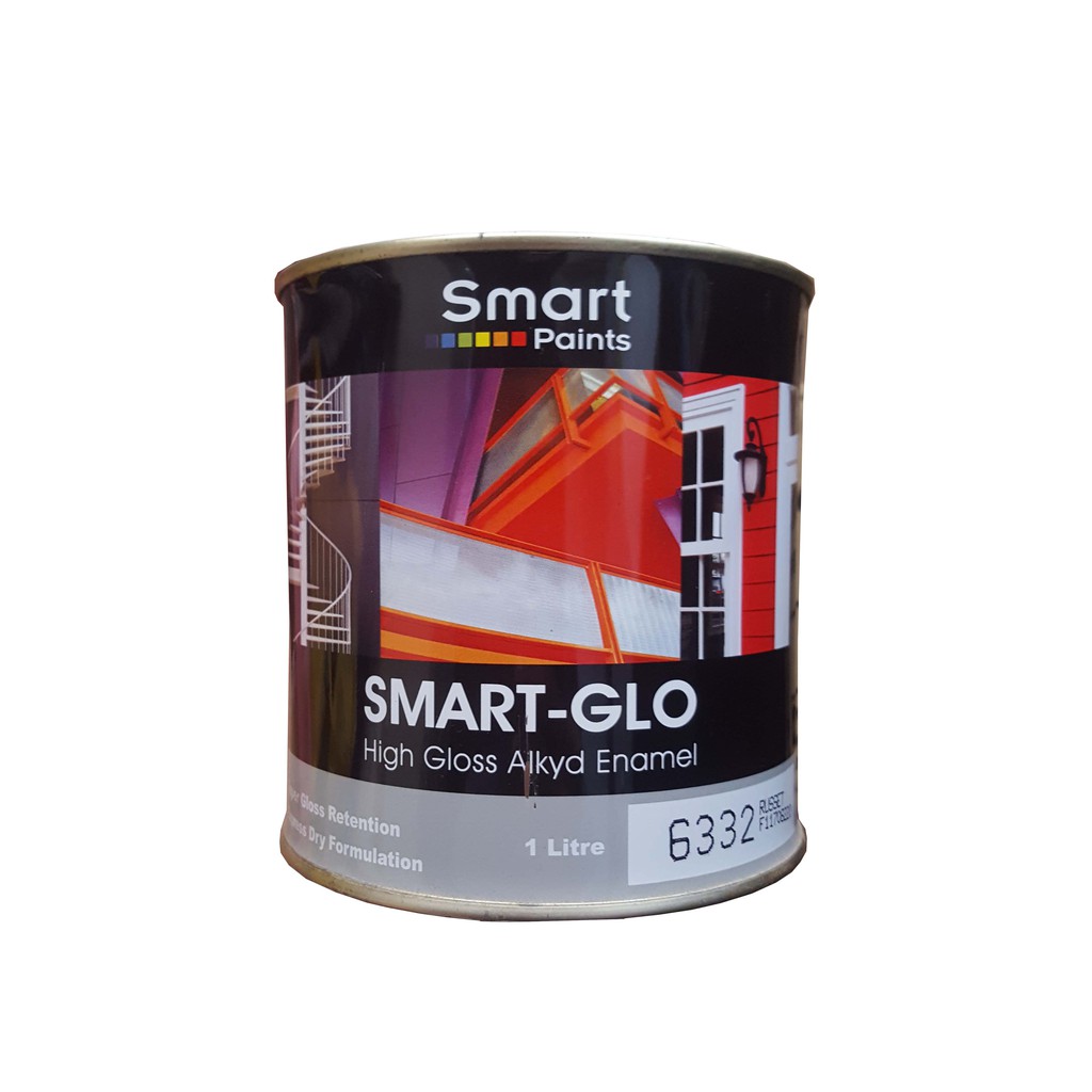 1liter Smart Paint Smart Glo High Gloss Alkyd Enamel List 1 Shopee Malaysia