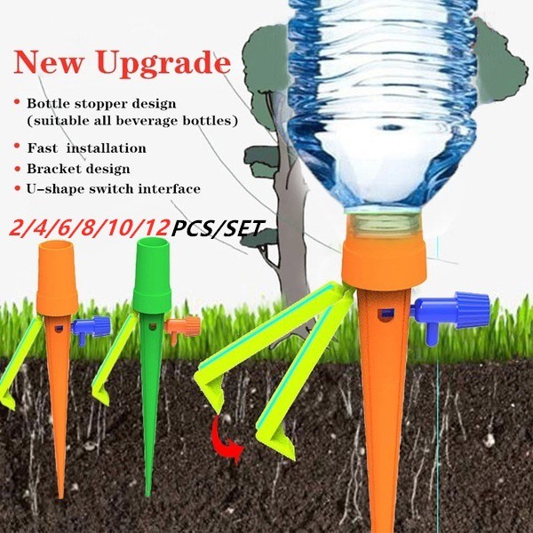 85/% Off 12 Pcs Plant Water Funnel Flower Drip Spikes Automatically Watering