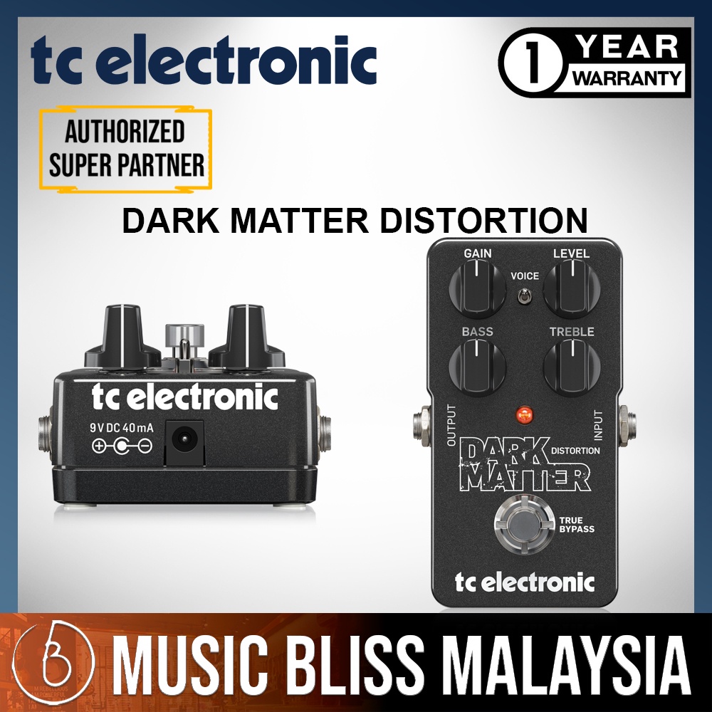 TC Electronic Dark Matter Distortion Guitar Effects Pedal