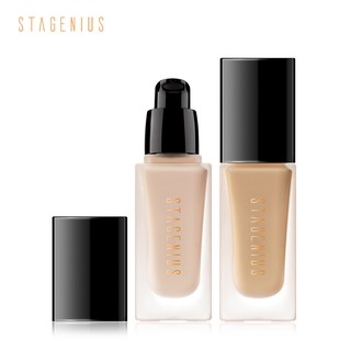MALAYSIA READY STOCK STAGENIUS 18HR Flawless Foundation Natural Nude Color Face Makeup SPF 30 Sunscreen Daily protection