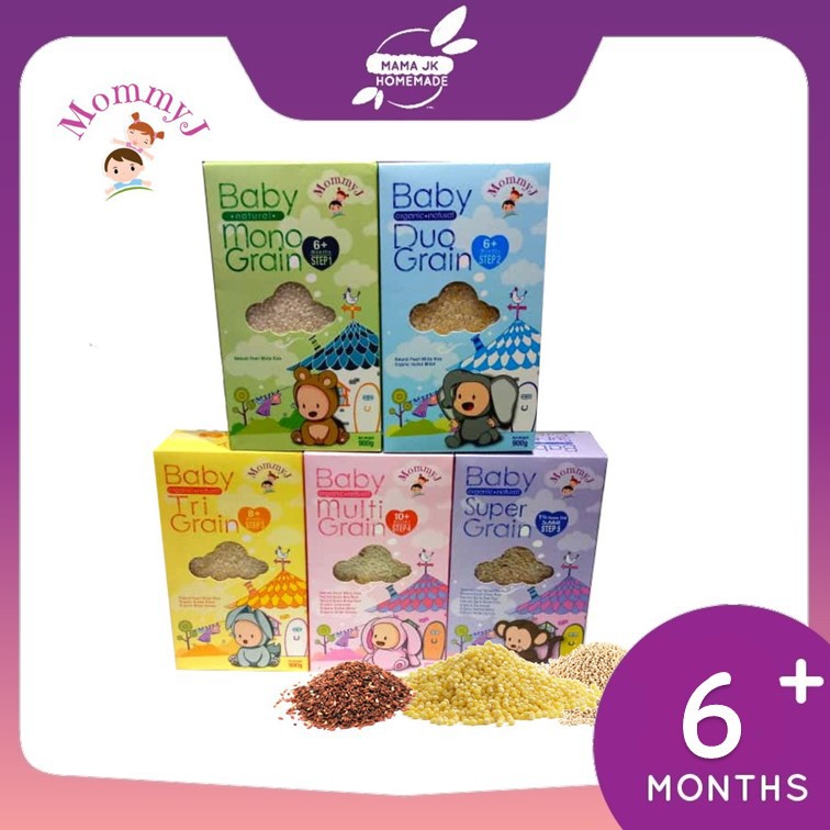 Mommy J MommyJ Baby Rice Organic for Baby Kids Toddler 900g 宝宝米 Baby Rice Food