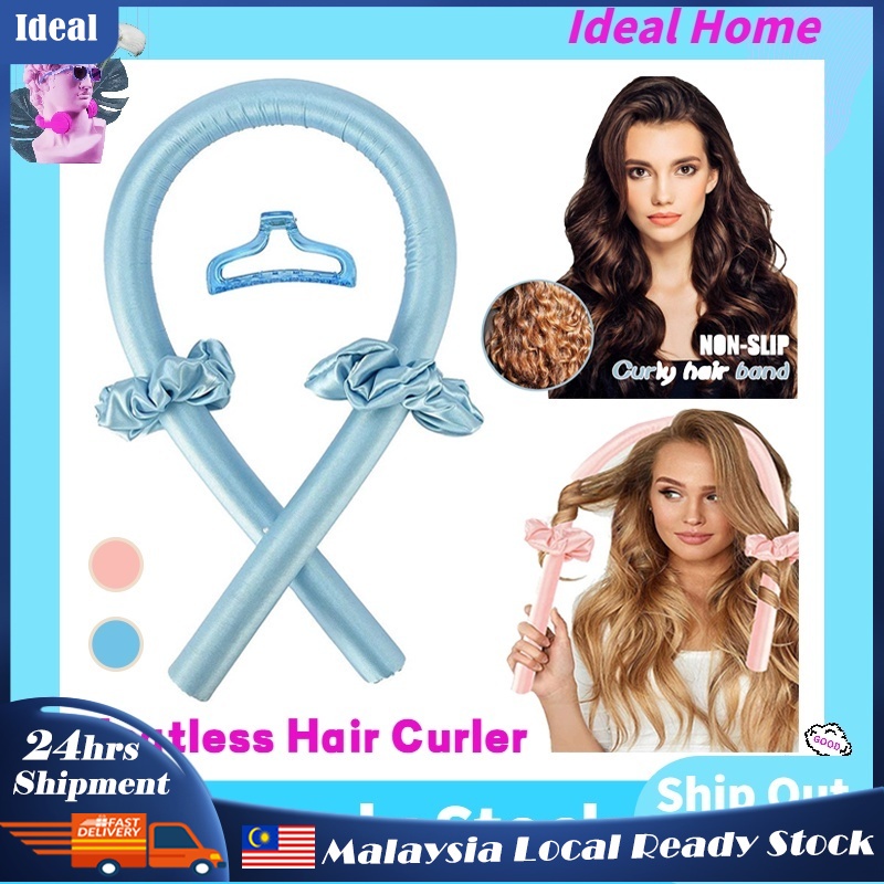 Local Ready Stock】Heatless Hair Curler Hair Styling Tools DIY Hair Curling  Rod No Heat Ribbon Headband Curly Hair Tool | Shopee Malaysia