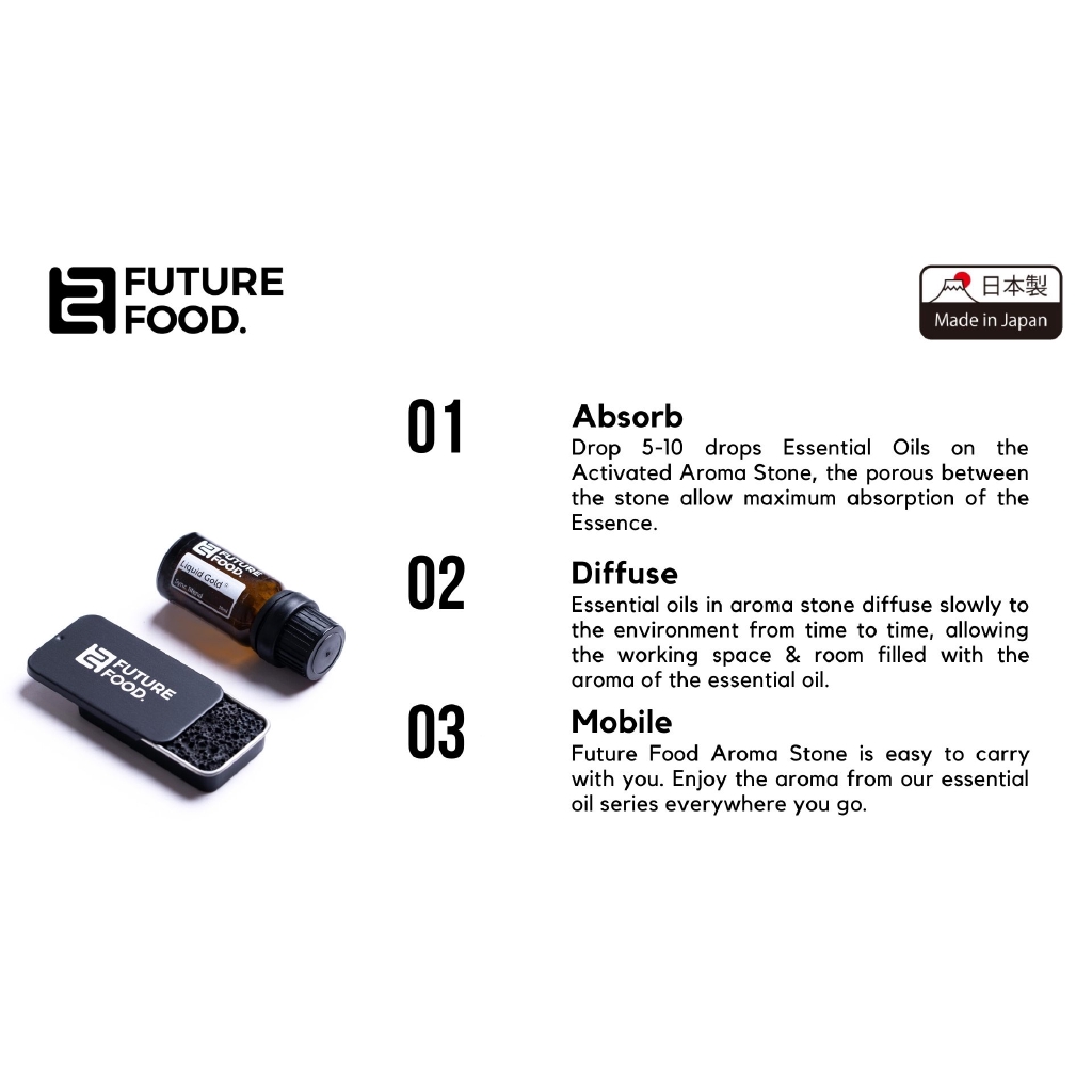 Future Food Volcano Aroma Stone Aromatherapy Hand Crafted For Essential Oils Lavender Peppermint Tea Tree Etc Shopee Malaysia