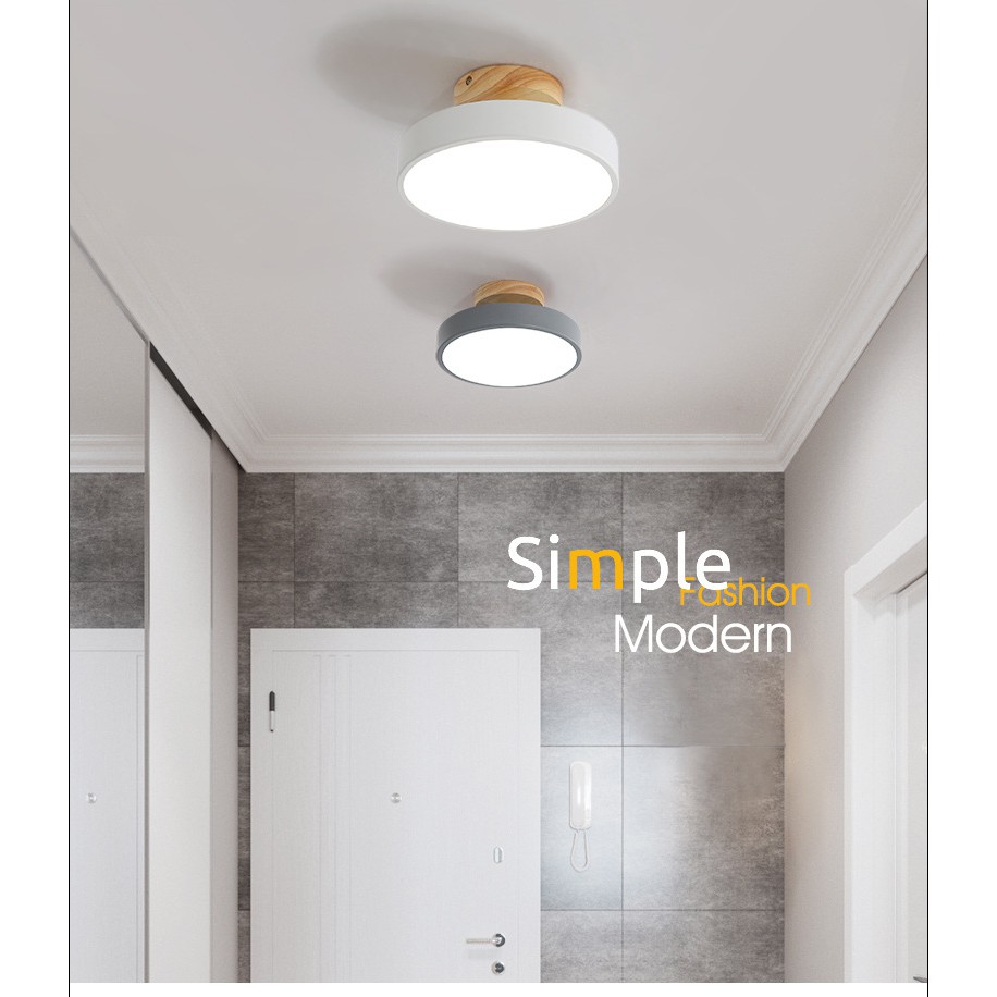 Nordic Minimalist Balcony Corridor Lights Led Small Ceiling Lights Aisle Entrance Bathroom Cloakroom Kitchen And Bathroom Ceiling Lights Shopee Malaysia