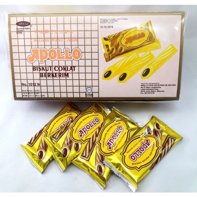 Apollo Coklat Wafer 30'S | Shopee Malaysia