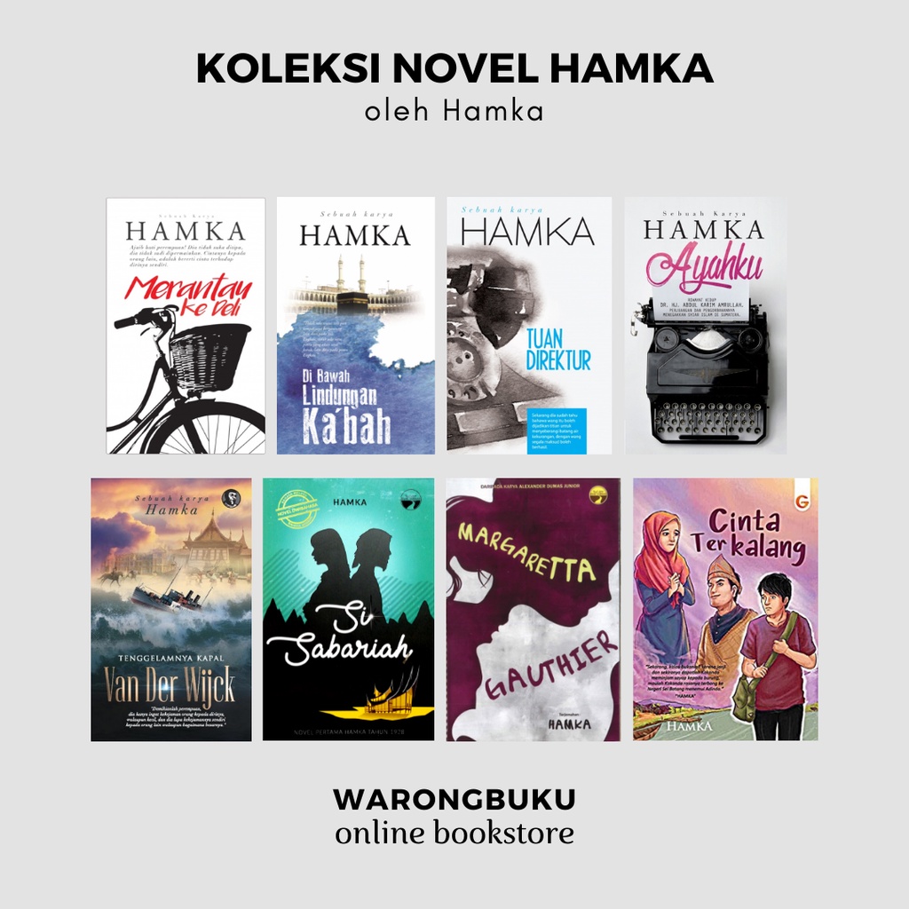 Buku Hamka - Koleksi Novel Cinta Hamka | buya hamka | si sabariah hamka