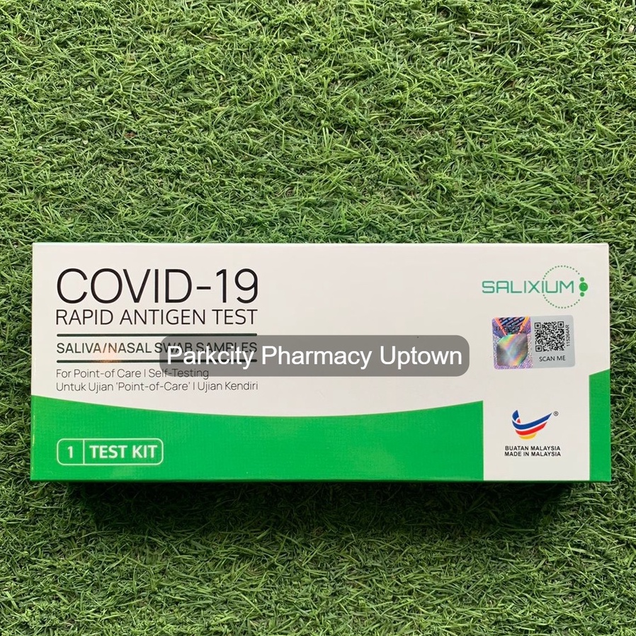 Salixium Covid19 2in1 Saliva & Nasal Rapid Antigen Test Kit 1s