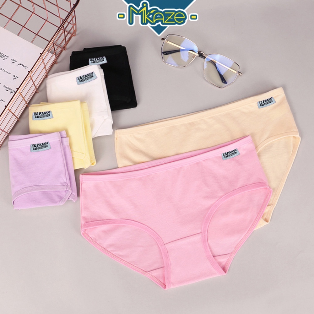 MIKAZE - SWEETY Women Colorful Brief Panties Underwear Seluar Dalam Wanita