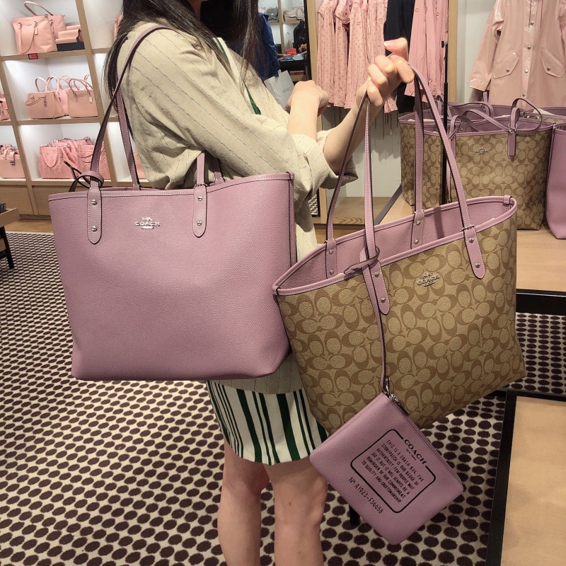 coach double face bag