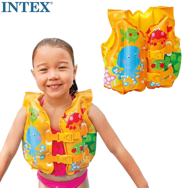 Intex Tropical Buddies Swim Vest for Ages 3-5 Years for sale online ...
