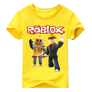 2019 Boy Girls Tops Roblox For Kids T Shirt 100 Cotton T Shirts Shopee Malaysia - cool girls shirt yellow roblox