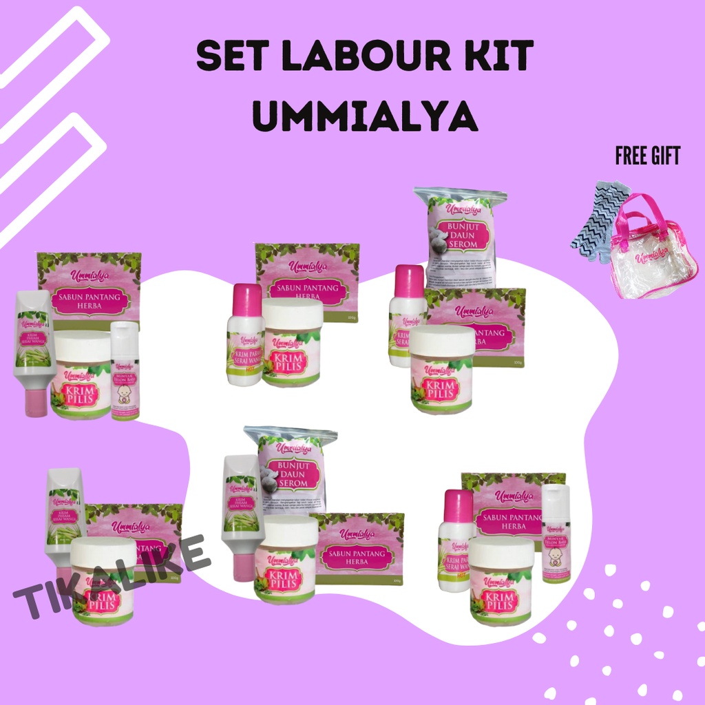 Set Pantang Ummialya Labour Kit Set Berpantang Bajet Ummialya