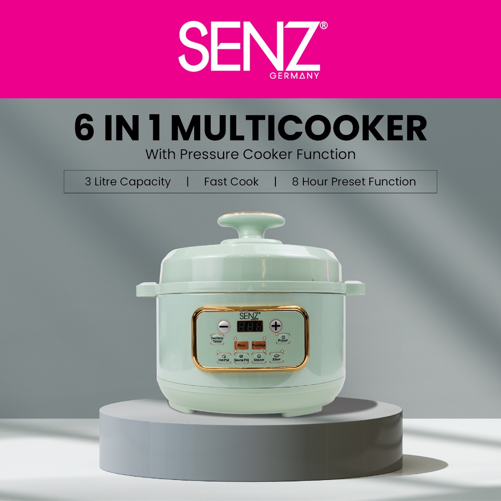 SENZ SZ-PC618 6 in 1 MultiCooker with Pressure Cooker Function