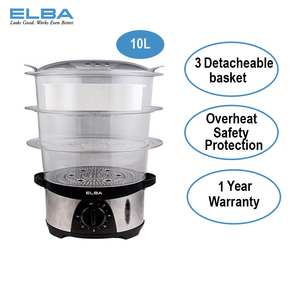 Elba EFSG1035(SS) Food Steamer Shopee Malaysia