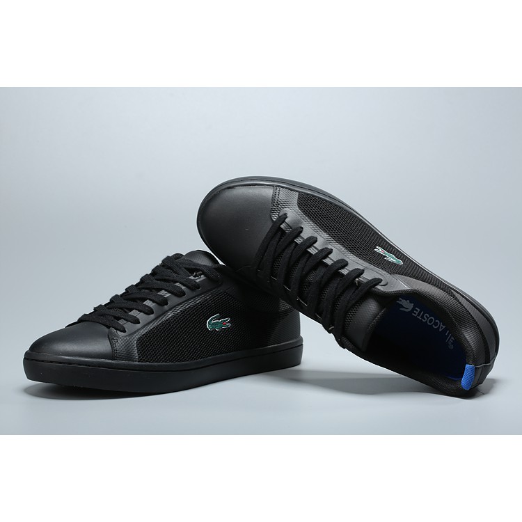 lacoste black shoes