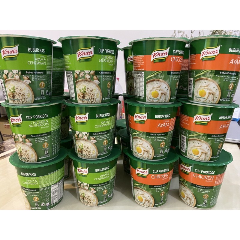 Knorr Instant Cup Porridge Chicken Mushroom