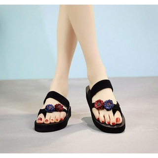 Floral Sandal Flats Prices And Promotions Women Shoes Oct 22 Shopee Malaysia