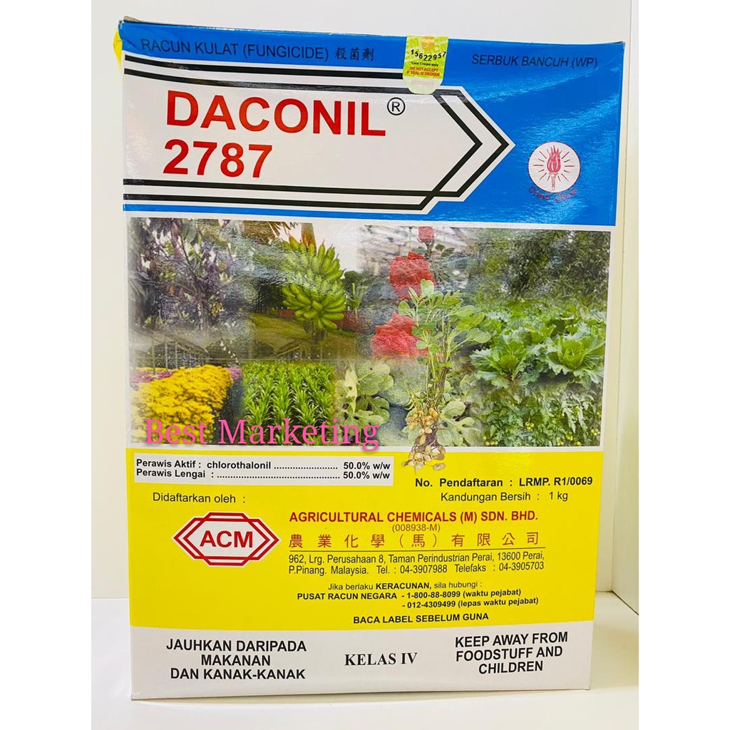 1KG DACONIL 2787 ACM / Fungicide Shopee Malaysia