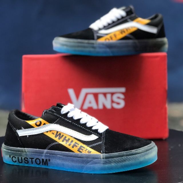 black vans custom