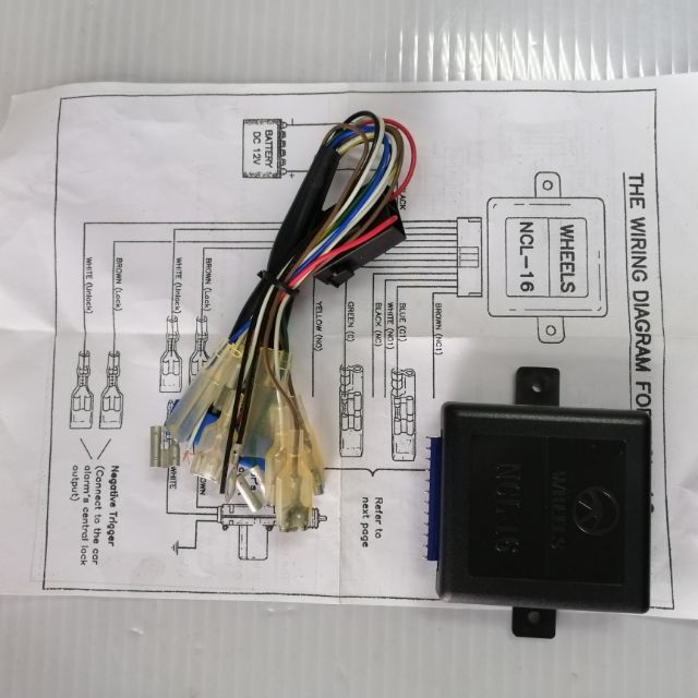 Ncl 16 For Mercedes Alarm Contol Shopee Malaysia