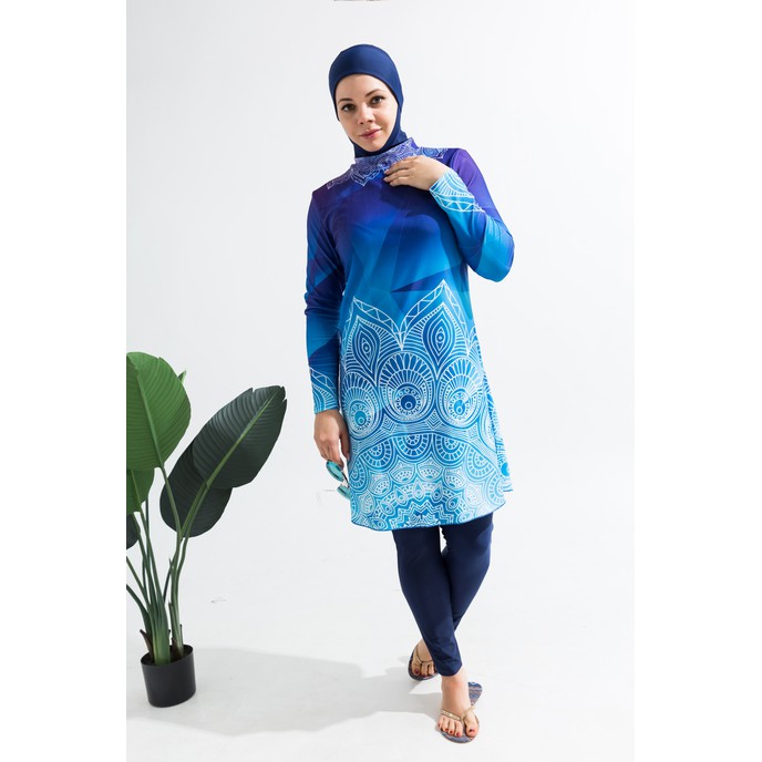 Baju Renang Wanita Muslimah Islamic Swimwear Swimsuit  