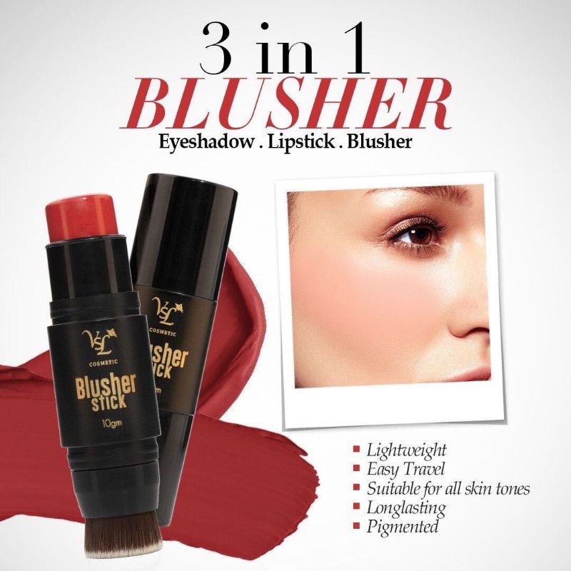 Blusher stik Vsl Cosmetic RM40 | Shopee