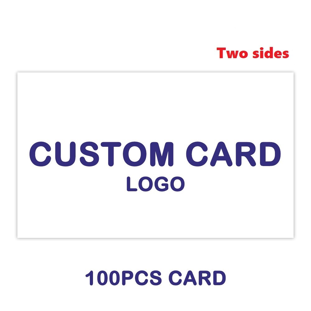 200Pcs Double-Sided Customize Personalized CardsThank You Card Business Card Greeting Card Invitation Card Customization