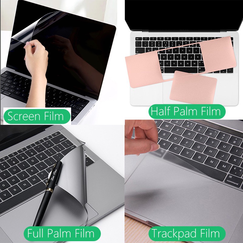 2024 laptop sticker for Macbook Air NEO Pro M5 M4 M3 M2 M1 Retina HD Screen Film protector soft film  Palms Guard Rest Cover Skin