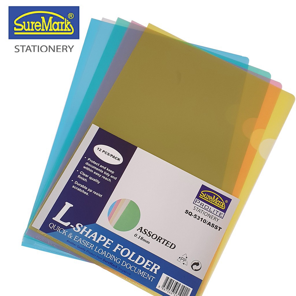 SureMark PP A4 L SHAPE FILE TEBAL E-310 / A4 L SHAPE FOLDER / PP L ...