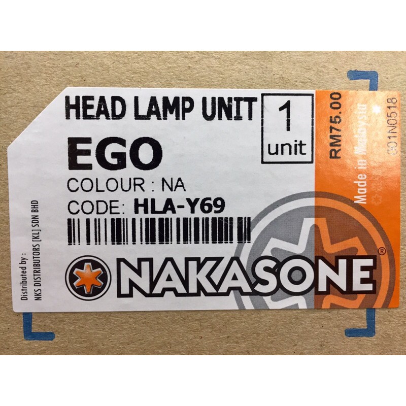 Ego Head Lamp Lampu Depan Nks Shopee Malaysia