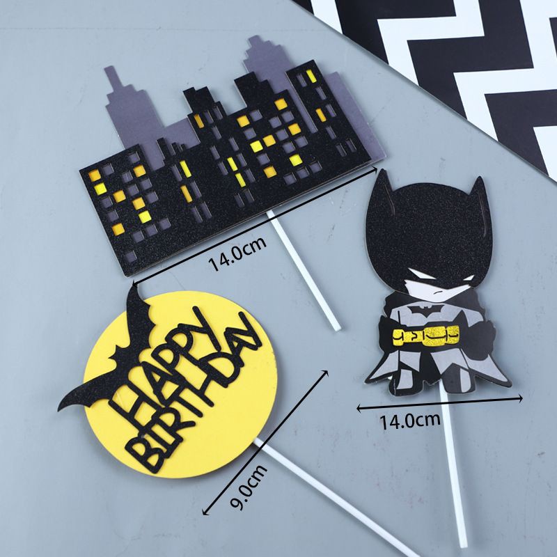 READY STOCK) CAKE TOPPER DECORATION BABY THEME BOSS BABY BATMAN SAILOR  SPIDERMAN CAPTAIN AMERICA SUPER PARIS BIRTHDAY | Shopee Malaysia