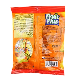 Fruit Plus Chewy Candy Gula-gula Perisa Mangga Mango Flavour 150g ...