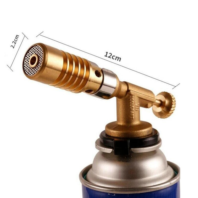 Heavy Professional New Welding Nozzle Flame Butane Gas Torch High Temperature Brass Turbo Brazing Solder Plumbing Sol... - Image 2