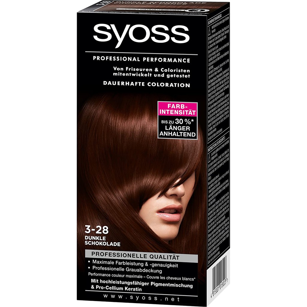 Buy1Free1: Chocolate Brown Schwarzkopf Syoss Permanent Hair Color 3-65 -  Ammonia-free, protect hair | Shopee Malaysia