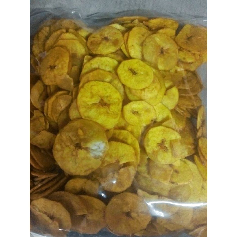 Kerepek Pisang Tanduk Bulat Original Sedap Cik On9 (500g) | Shopee Malaysia