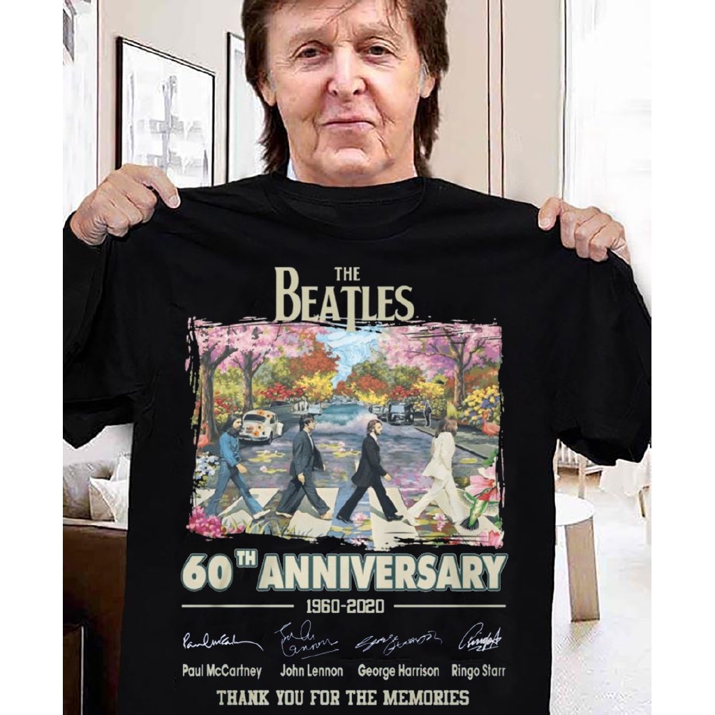 60th Anniversary The Beatles 1960-2020 Signature Thanks Memories Shirt ...