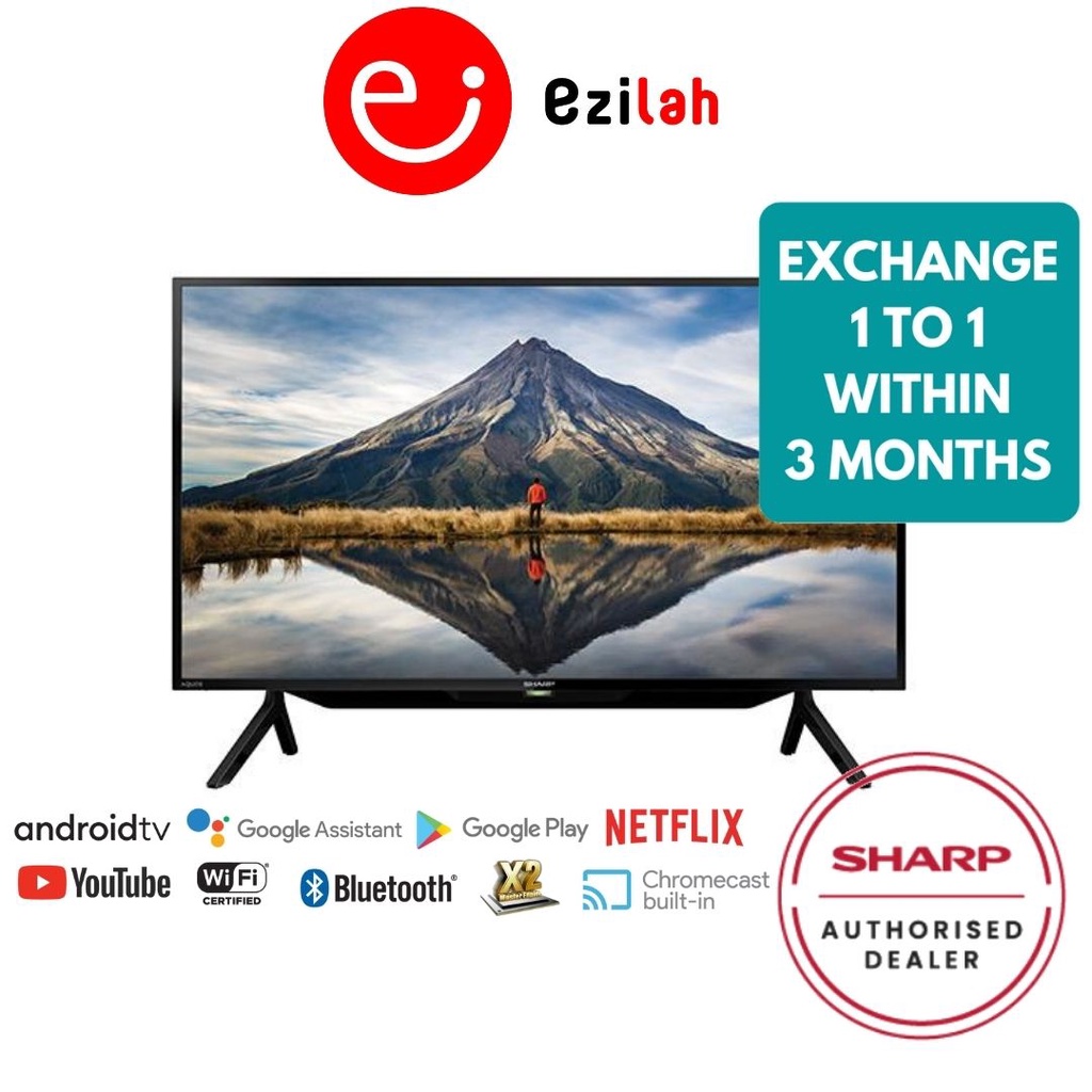 Sharp 42 inch Full HD Android LED TV 2TC42BG1X Netflix Youtube