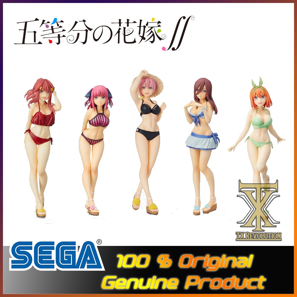 Buy Sega Quintessential Quintuplets Swimwear Itsuki Yotsuba Nino Miku Ichika Nakano 五等分的花嫁一花中野一花二乃三玖四叶五月泳装swim Seetracker