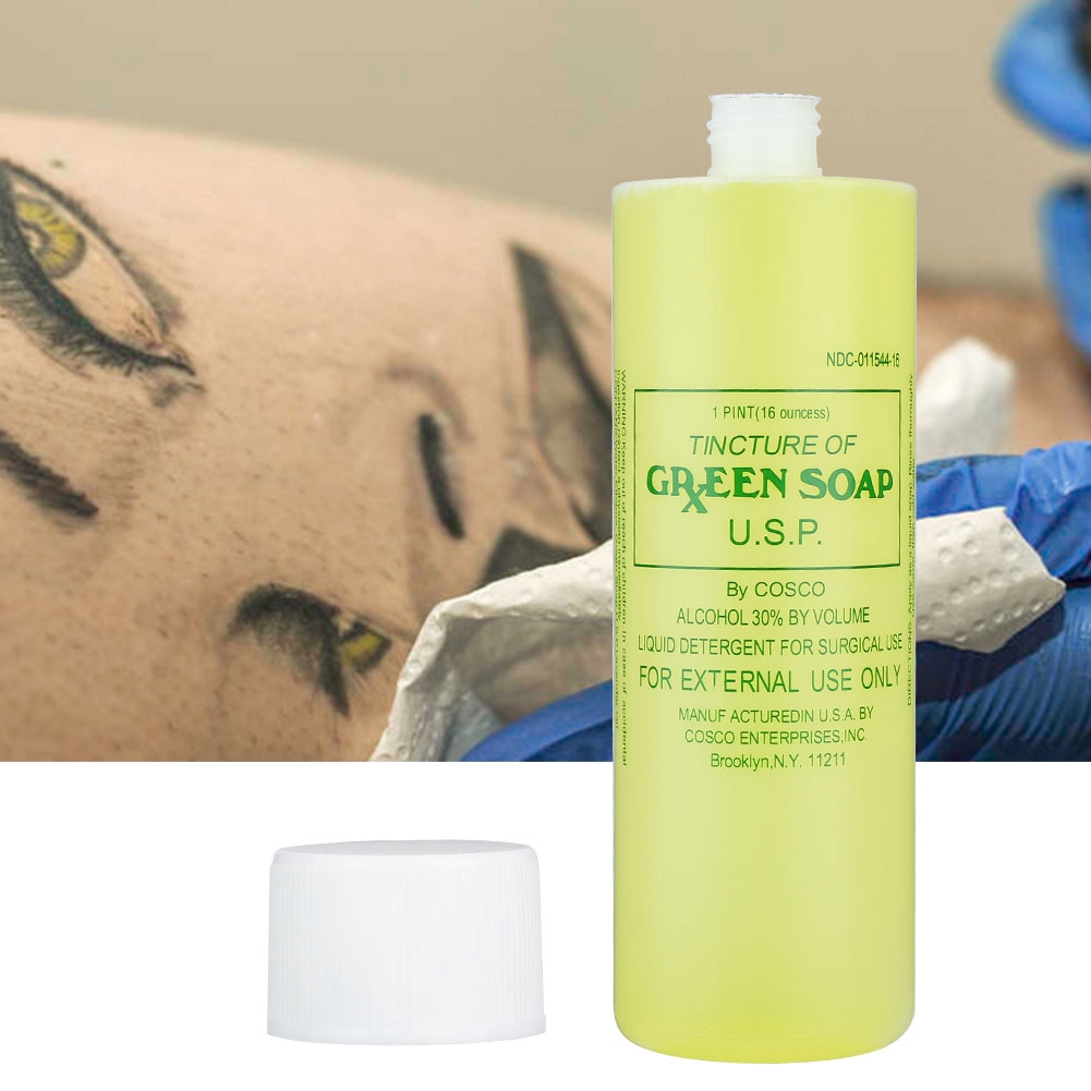 XUNB 480ml ProfessionTattoo Tattoo Soap Green Soap Supplies for Liquid Aftercare  Tattoo Skin Care | Shopee Malaysia
