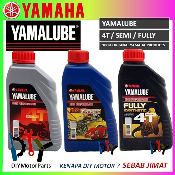 YAMAHA ENGINE OIL MINYAK ENJIN LUBRICANT 4T SEMI FULLY LC135 Y15ZR