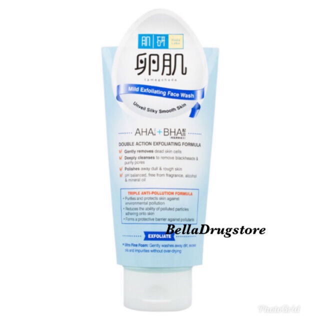 face wash and exfoliate