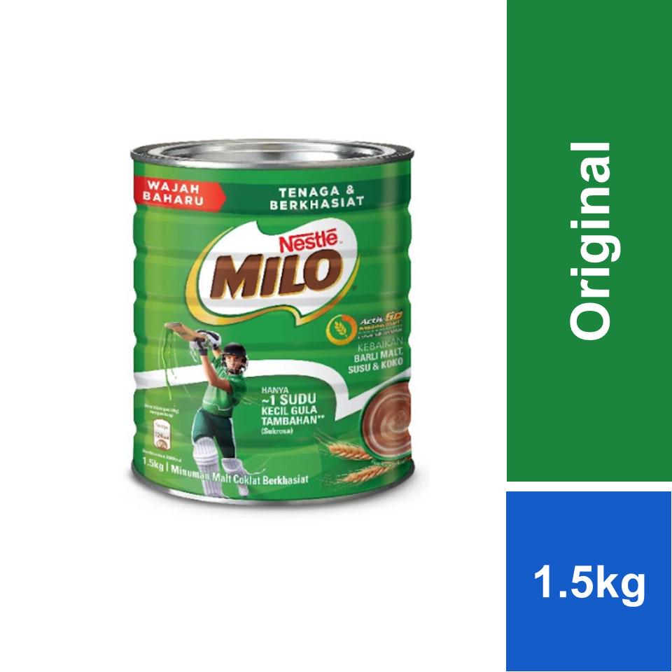 NESTLE MILO ACTIV-GO CHOCOLATE MALT POWDER Tin 1.5kg #1