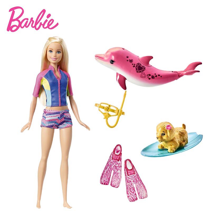 barbie dolphin magic snorkel fun