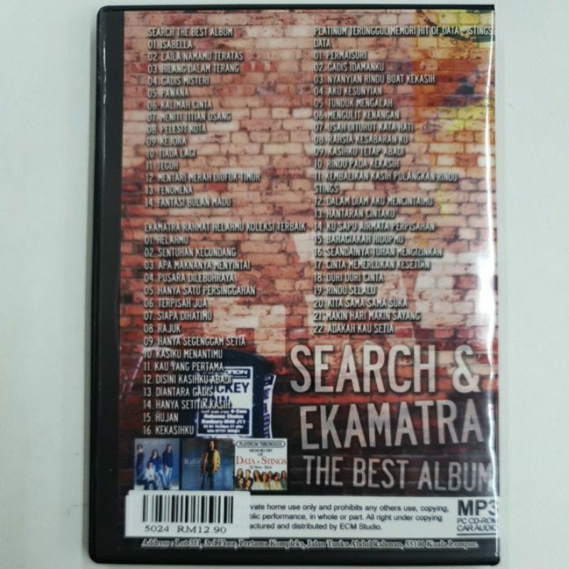 Mp3 Lagu Search Ekamatra The Best Album Shopee Malaysia