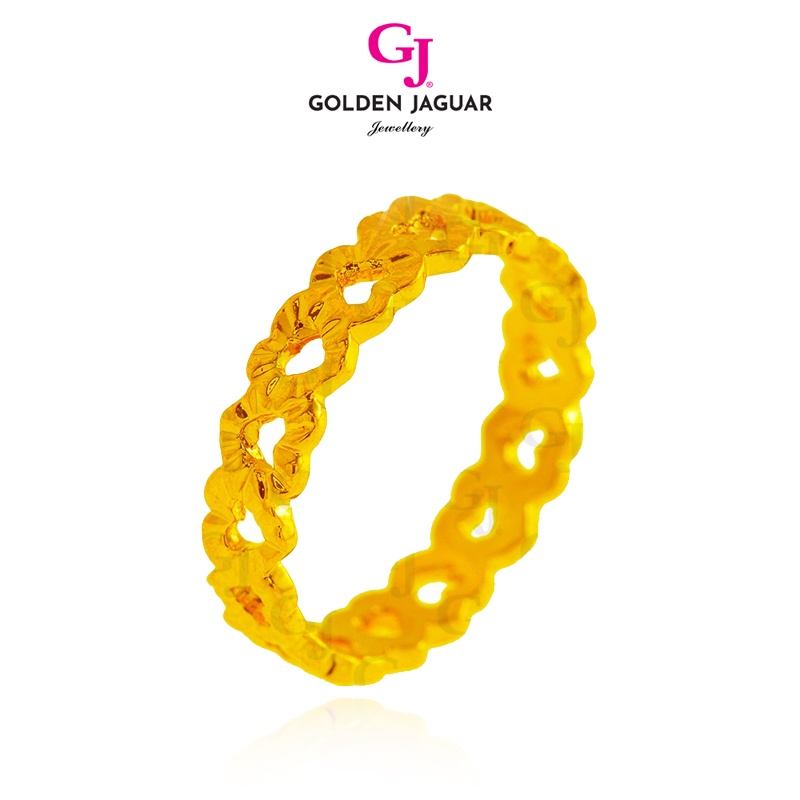 GJ Jewellery Emas Bangkok Emas Korea 24k Gold Plated | Ring Cincin Full Love (85605)