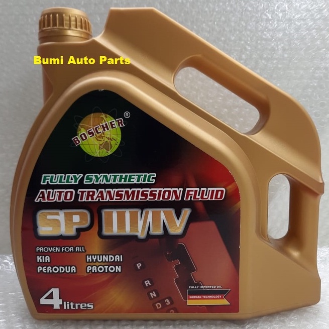 Boscher ATF SP III / SP3 / SP IV / SP4 Fully Synthetic Gear Oil 4