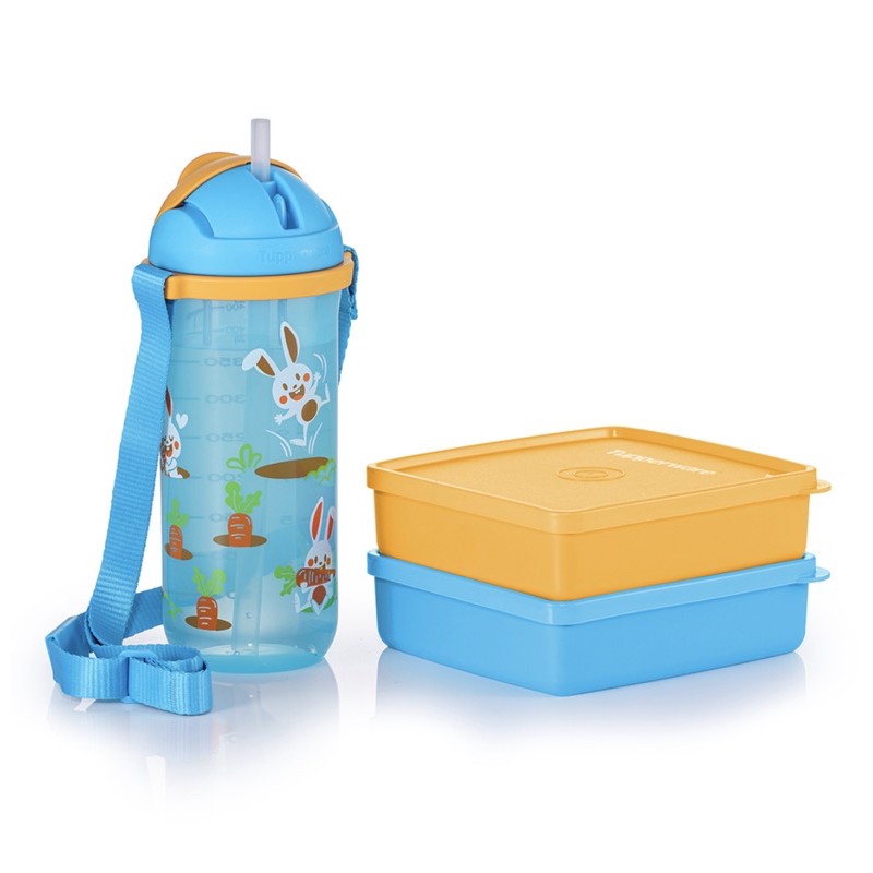 Tupperware Happy Bunny Lunch Set