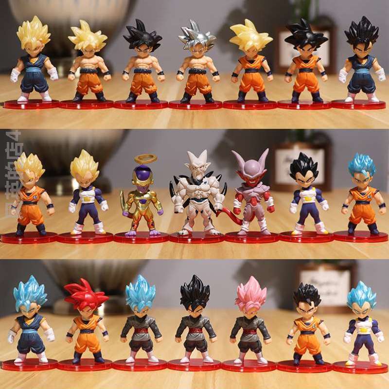 Dragon Ball 7cm mini action figure collectible doll gift figurine Goku toys boy